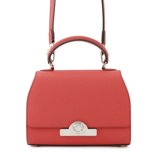 MOYNAT Moynat Regine 2-way Bag Leather Red - Picture 1 of 16